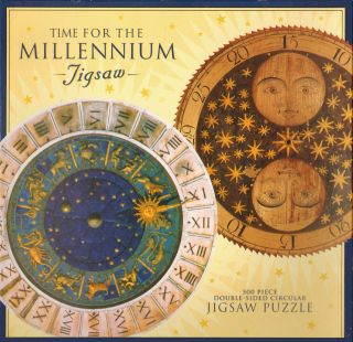   Time For the Millenium 2 Sided Round Puzzle   500 Pieces   Complete