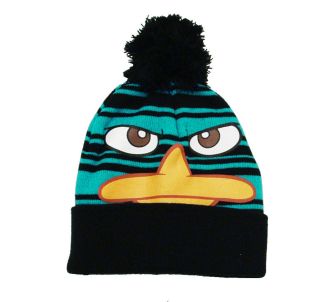 Perry The Platypus Phineas And Ferb Face Adult Beanie Hat