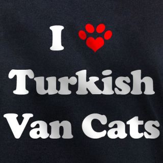 LOVE TURKISH VAN CATS T SHIRT vans cat kitten gift