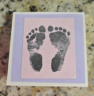 15 baby footprint sticky note pads   baby shower party favors   post 