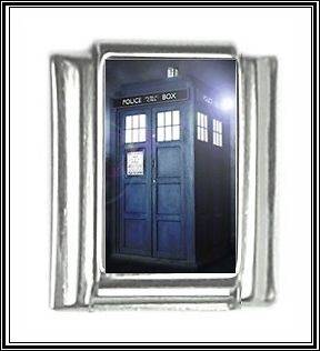New Tardis Dr Doctor Who David Tennant Italian Charm x1