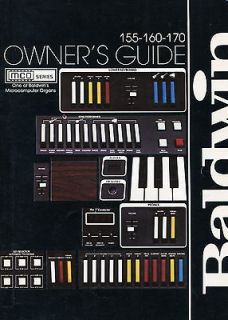 Book   Baldwin Electronic Organ Owners Guide   Interlude Bravo 