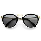   Vintage Inspired Eye Wear Frame Timeless Round Plastic Sunglasses 8591