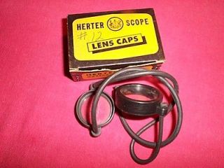 Vintage Herters Lens Covers In Box # 13 Mint
