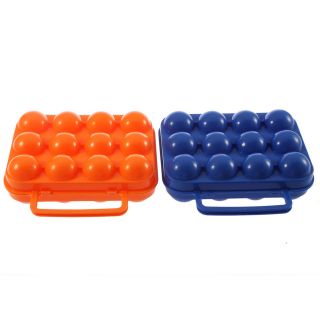   Picnic Camping Plastic Egg Box Carrier 12 Holder Storage Container new
