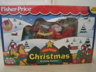 Fisher Price Little People Christmas Activity Center Includes Playset