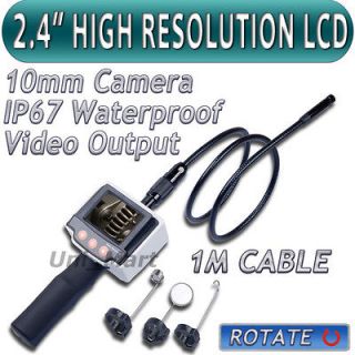 Lcd Video Inspection Camera snake Pipe Borescope Endoscope TV 1m 