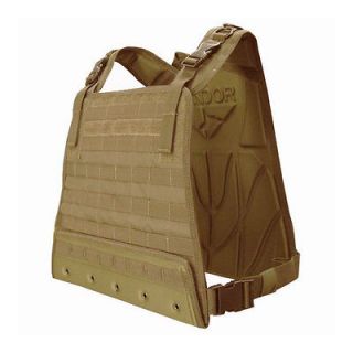 CONDOR CPC Tactical MOLLE Compact Plate Carrier Vest STRIKE Coyote TAN