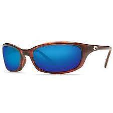   COSTA DEL MAR HARPOON Tortoise Blue 580g Polarized Sunglasses
