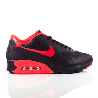 Nike Air Max 90 Hyperfuse Premium Wine Black/Crimson Red Trainers 
