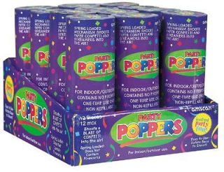 Amscan Confetti Party Poppers New Years Eve Birthday Mardi Gras 