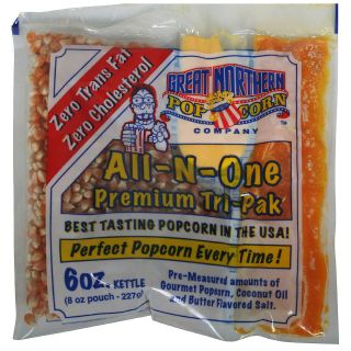 Great Northern Popcorn 1 Case (24) of 6 Ounce Popcorn Portion Packs 