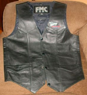 Victory Motorcycles Polaris Leather Vest Size 38   FMC
