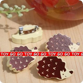   Wooden Pin Brooch,Animal,​Kid,Party Favor Supply Prize Bag,PIN009