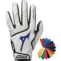   Techfire Switch Power Grip Adult Batting Gloves 330257 FREE NECKLACE