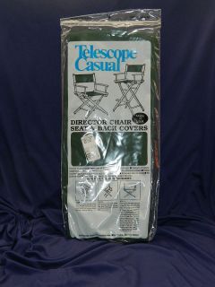 Telescope Casual Director Chair Replacement Seat & Back Covers Sealed 