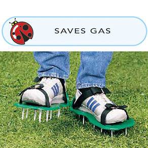 LAWN AERATOR SANDALS wear spikes on your shoes ~NEW~