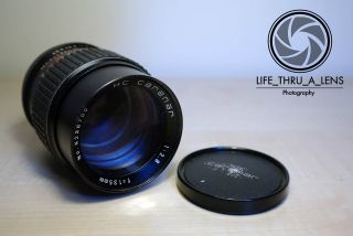 HC Carenar 12.8 135mm Telephoto lens for Pentax M42 fit