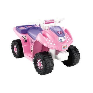 Power Wheels Fisher Price 6 Volt Lil Quad Ride On   Minnie Mouse