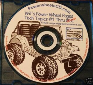 Power Wheels Jeep Mustang Gator Barbie Quad F150 Battery Conversion CD 