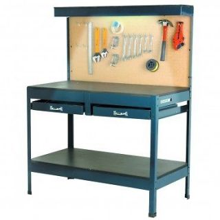 NEW GARAGE PORTABLE WORKBENCH LIGHTING & OUTLET TOOLS STORAGE 