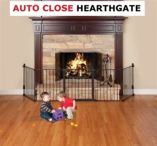   Auto Close HearthGate Hearth Gate Black Big Fit Fireplace Baby G70