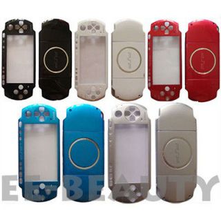 Colors PSP 3000 3001 Fascia Case Cover Buttons Full Housing Keypad 