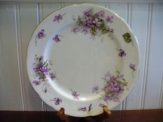 Hammersley Bone China Victorian Violets Floral Buffet Plate England