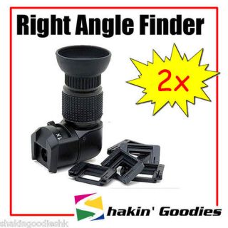1x 2x SEAGULL RIGHT ANGLE FINDER Viewfinder for Canon Nikon Pentax 