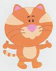   CLUES ORANGE KITTEN NICK JR WALL BORDER PREPASTED CHARACTER CUT OUT