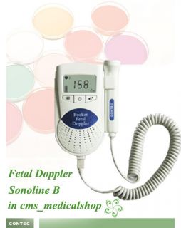 HOT CE&FDA Approved Fetal Doppler Fetal Heart Monitor+1 Gel,Sonoline 