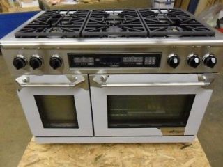   Stainless Steel ER48DSCH/NG Epicure Dual Fuel Range w 6 Sealed Gas Bur