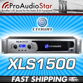  XLS 1500 DriveCore Stereo Power Amp Amplifier XLS1500 PROAUDIOSTAR