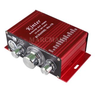   +100W 2 CH Small Hifi Power Amplifier AMP+Power Supply F Car  IPOD
