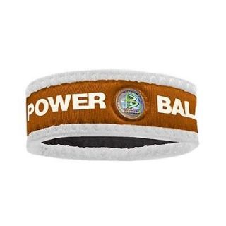 Authentic Power Balance Neoprene Wristband   Texas Orange/White 