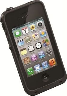   Case for iPhone 4/4S Black Rugged Waterproof Shock Proof Rugged
