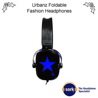   STARZ Cool Foldable Funky Stylish Lightweight DJ Style Headphones