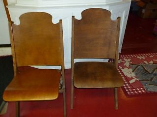 antique folding chairs in Chairs