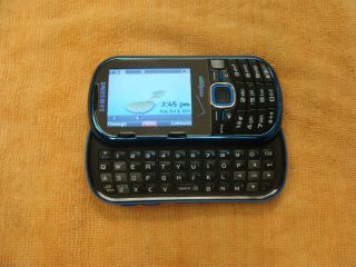 Verizon Samsung U460 Intensity II 2 Cell Phone Qwerty New Screen Blue 