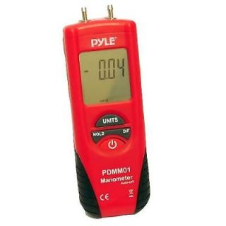 PYLE PDMM01 Digital Manometer with 11 Units of Measure