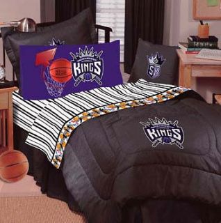 SACRAMENTO KINGS Queen NBA Basketball Bedding COMFORTER