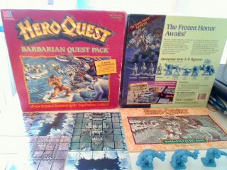 BARBARIAN QUEST PACK Heroquest Hero Quest expansion set