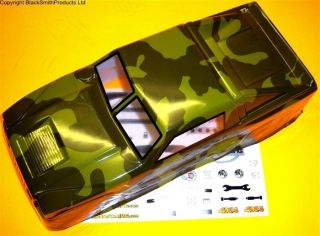 BSP BTT 5 1/10 Scale RC Nitro Rock Crawler Body Shell Cover Camoflauge