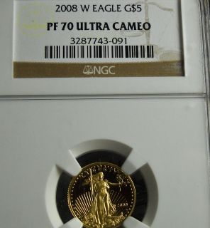 2008 Gold Eagle Proof in American Eagle