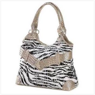 zebra print purse in Handbags & Purses
