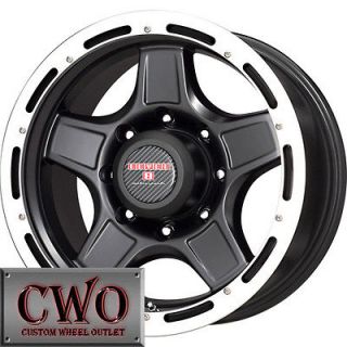 17 Black ZX Wheels Rims 6x139.7 6 Lug Titan Tundra GMC Chevy 1500 