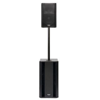 QSC K8 K 8 Powered 2 Way PA DJ Mobile Speaker w/ KSUB Subwoofer & M20 