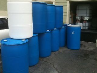   Plastic Drum Food Grade Safe   Great For Aquaponics & Rain Barrels