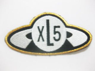 fireball xl5 Badge Embroidered Patch 5x10cm 2x4