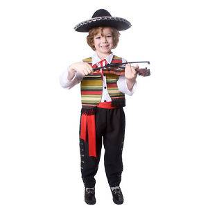 Mexican Mariachi Child Costume Size T4 Toddler